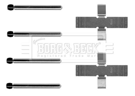 BORG & BECK Piederumu komplekts, Disku bremžu uzlikas BBK1126